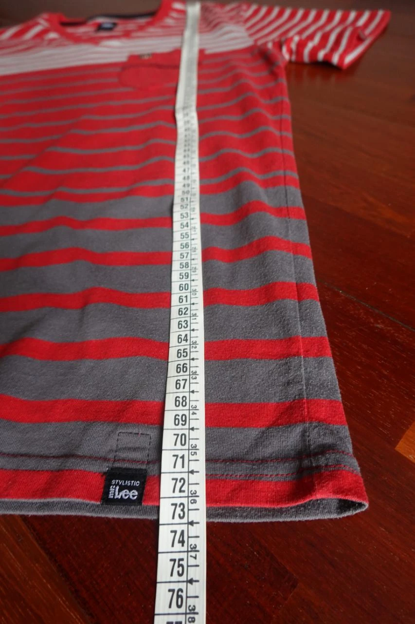 Stylistic Elvee red striped t-shirt with pocket size XL – photo 9